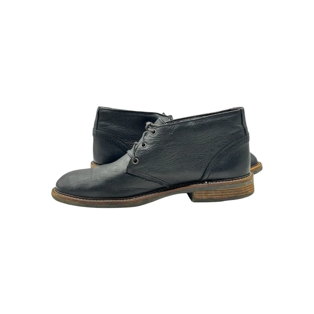 NAOT Pilot Chukka Boots Men’s Sz EU 44 10-10.5 Black Leather Lace Up Desert